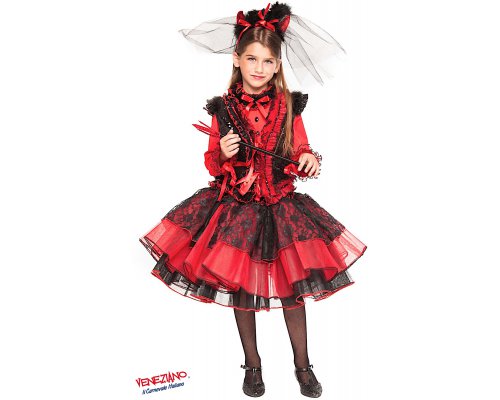 Costume di carnevale DIAVOLETTA RAGAZZA